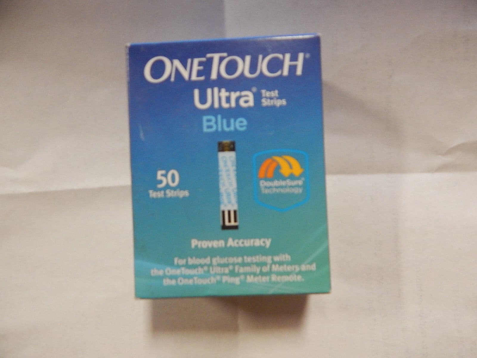 50 Count One Touch Ultra Blue Retail Diabetic Test Strips